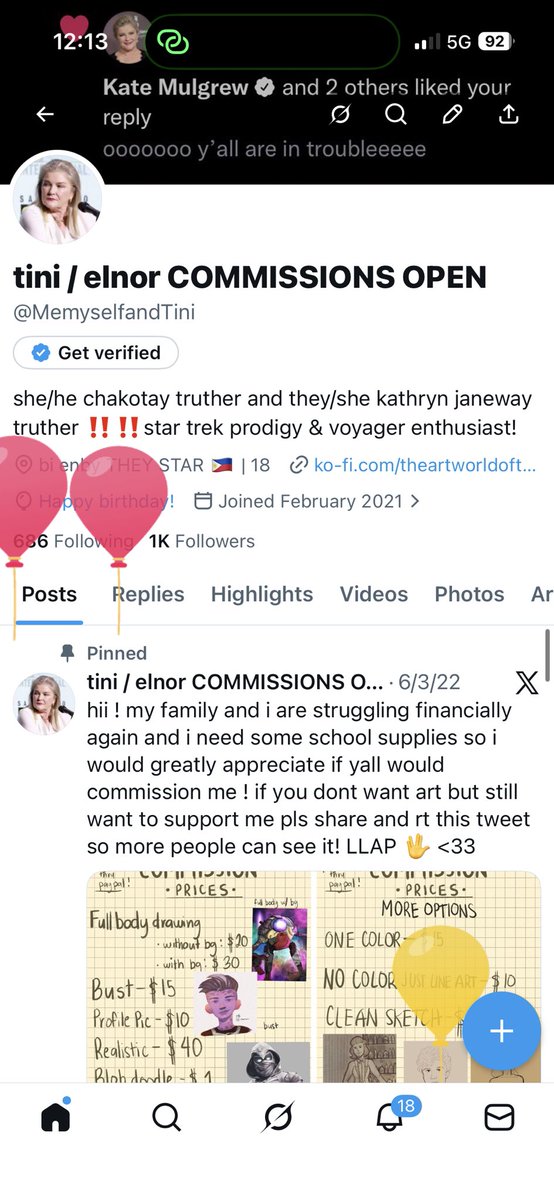 tini / elnor COMMISSIONS OPEN tweet media