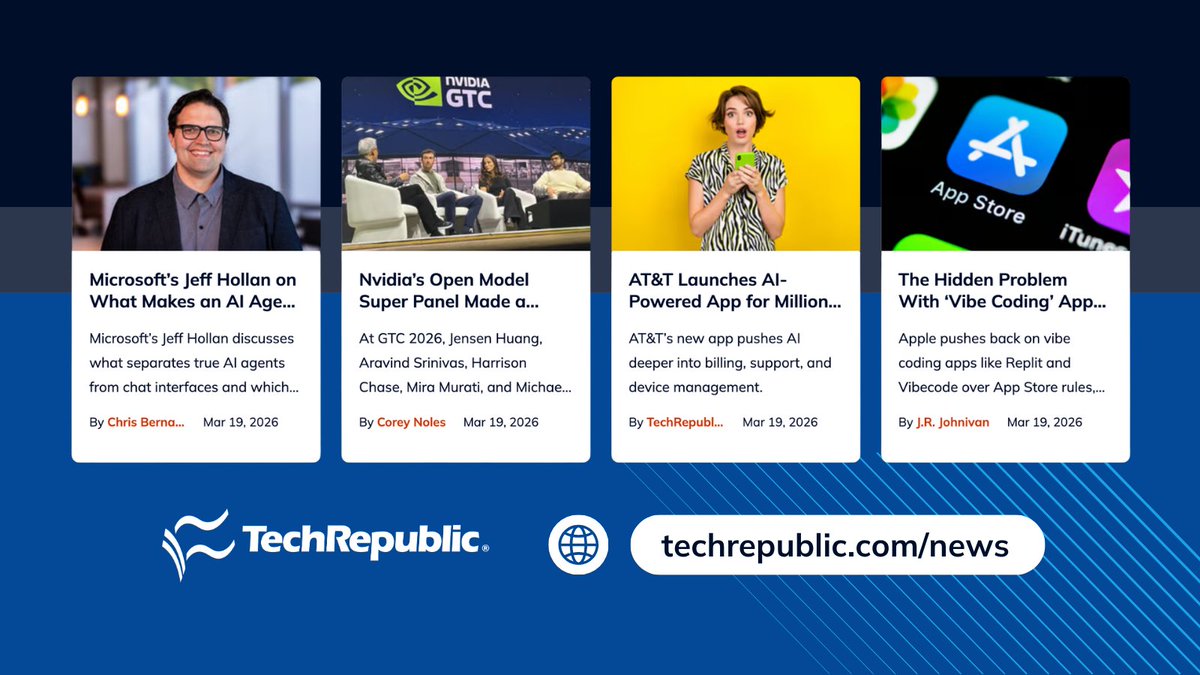 TechRepublic tweet media