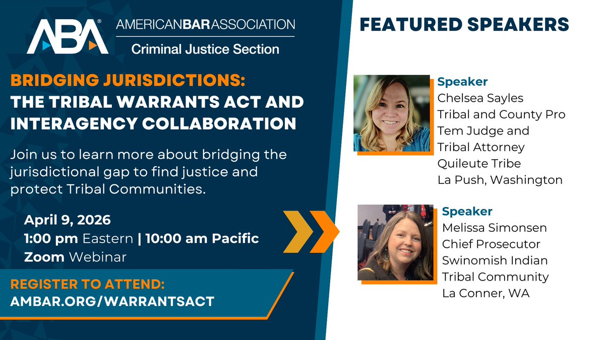 ABA Criminal Justice tweet media