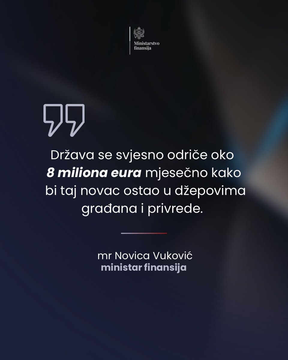 Ministarstvo finansija Crne Gore tweet media