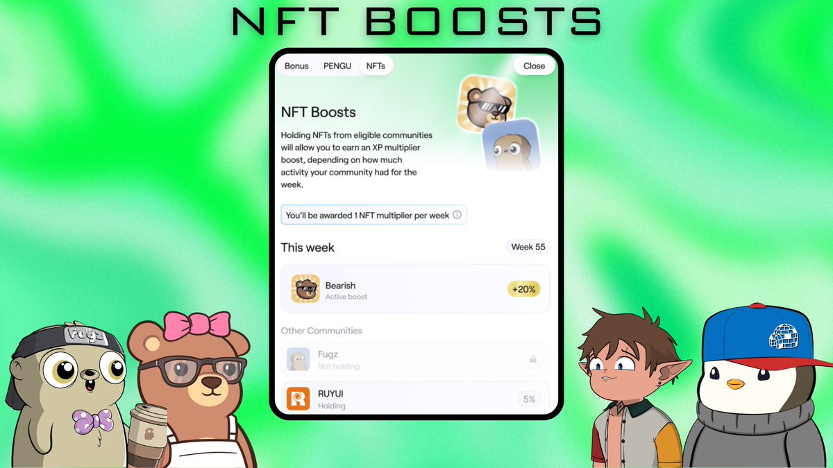 The NFT Boost Program is launching very soon! Weekly boosts will bring ...