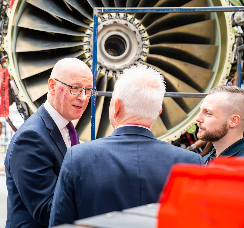 First Minister tweet media