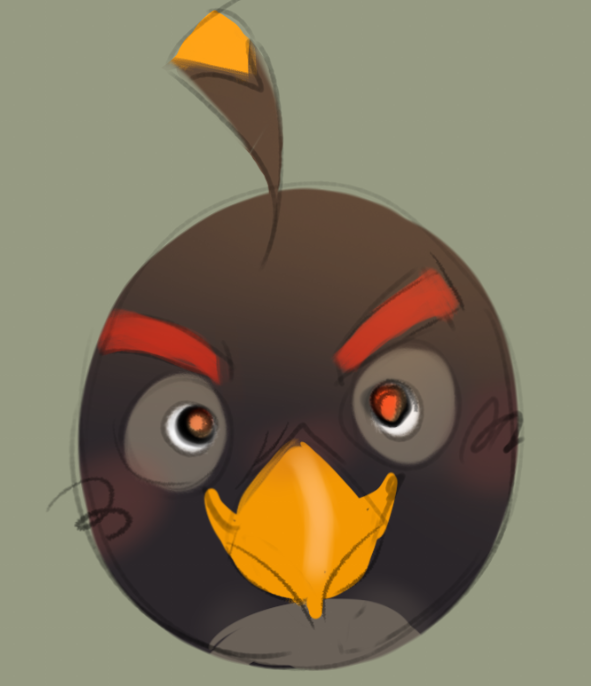 Goose_337's tweet photo. I drew Bomb from Angry Birds, and it’s the most conscious decision I’ve ever made

#angrybirds #angrybirdsfanart #angrybirdsbomb https://t.co/pod2pKsaJ7