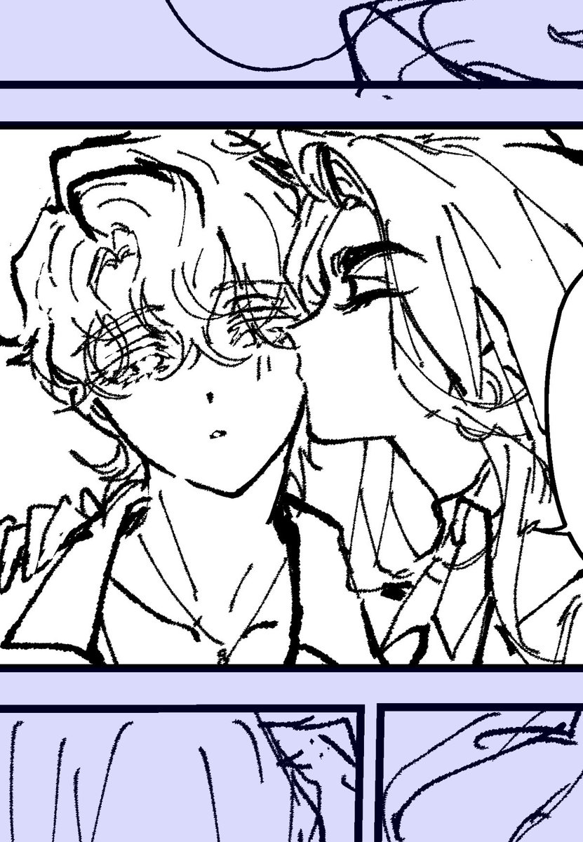 エラー 👽 🆕Luhyu comic in progress tweet media