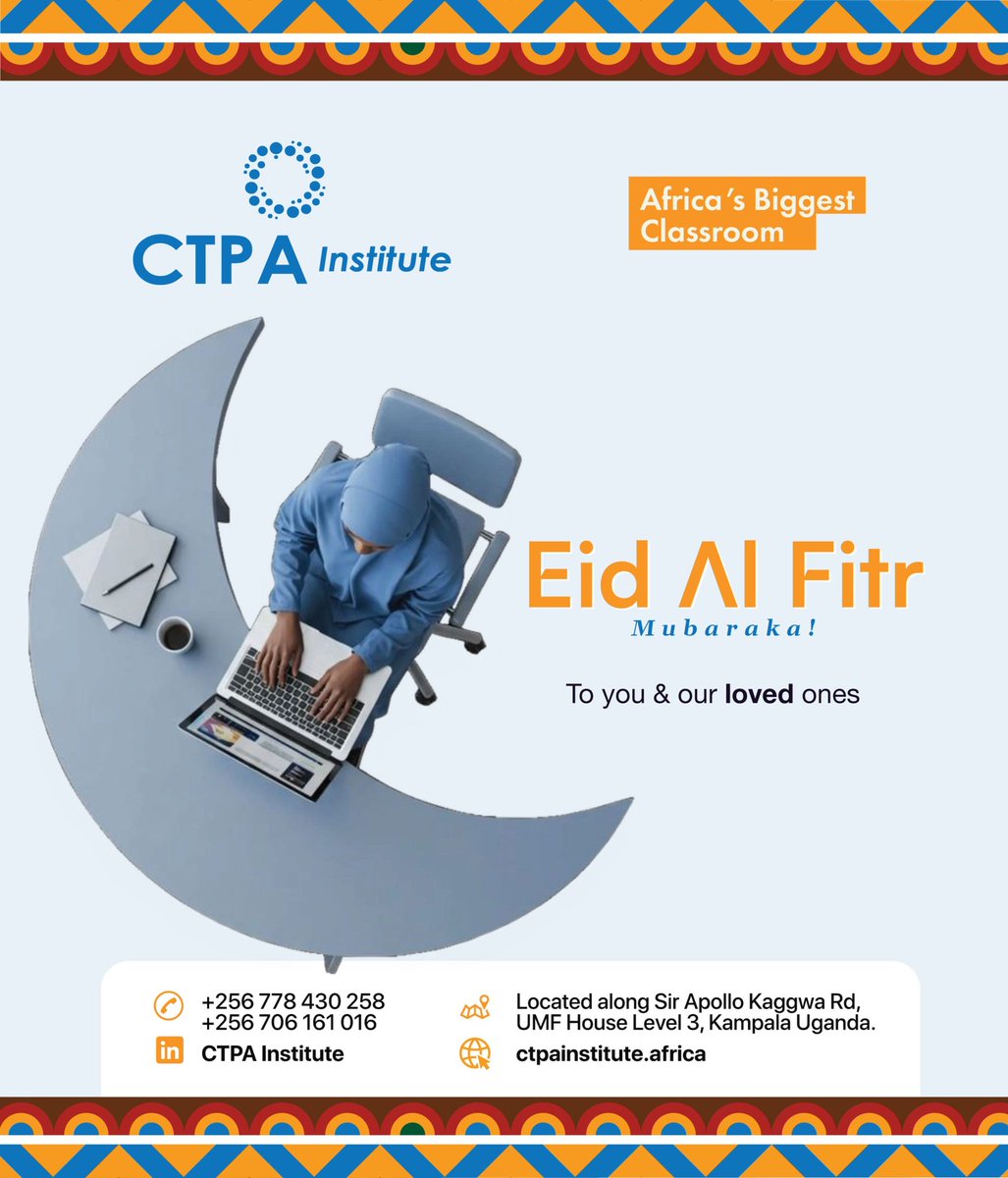 CTPA_Institute's tweet photo. Eid Al Fitr Mubaraka to you & your loved ones! May your day be filled with joy and barakah. #ctpainstitute #EidMubarak #EidAlFitr https://t.co/mRMkWRPoj9
