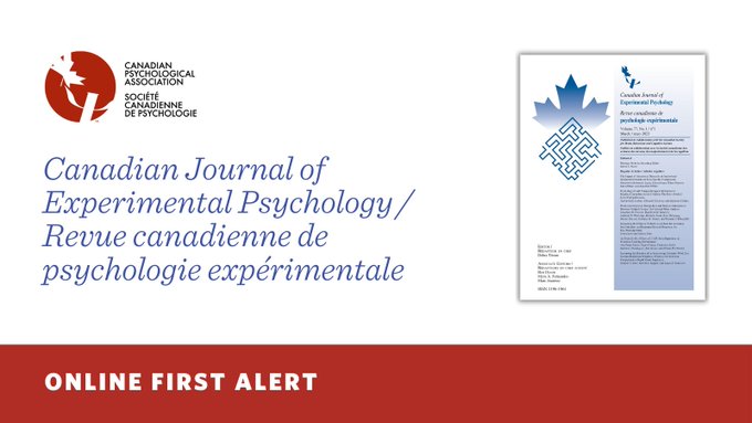 Canadian Journal of Experimental Psychology tweet media
