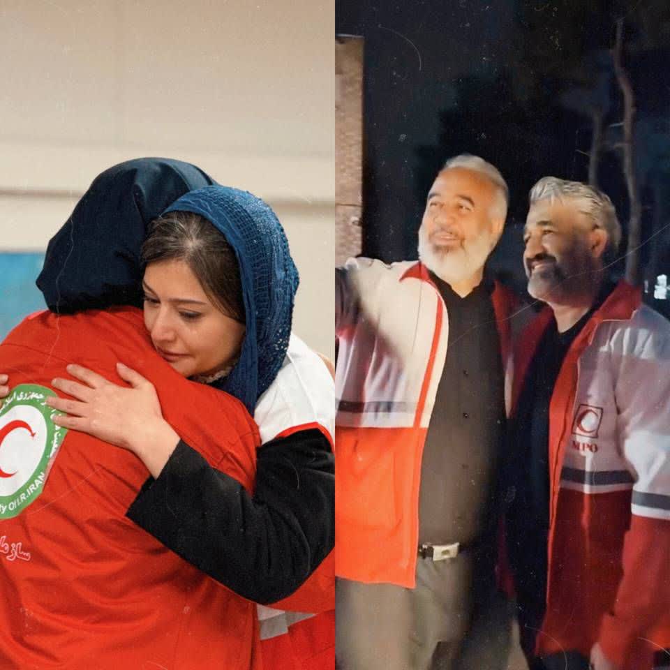 دوتا از سلبریتی‌های ایرانی که این شبا پای کار
کشور و وطنشون موندن پژمان جمشیدی و
پردیس احمدیه:)
