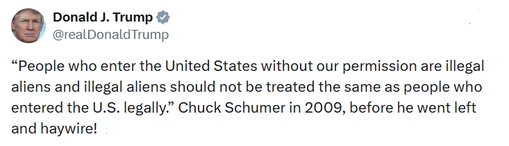 Commentary Donald J. Trump Posts From Truth Social tweet media