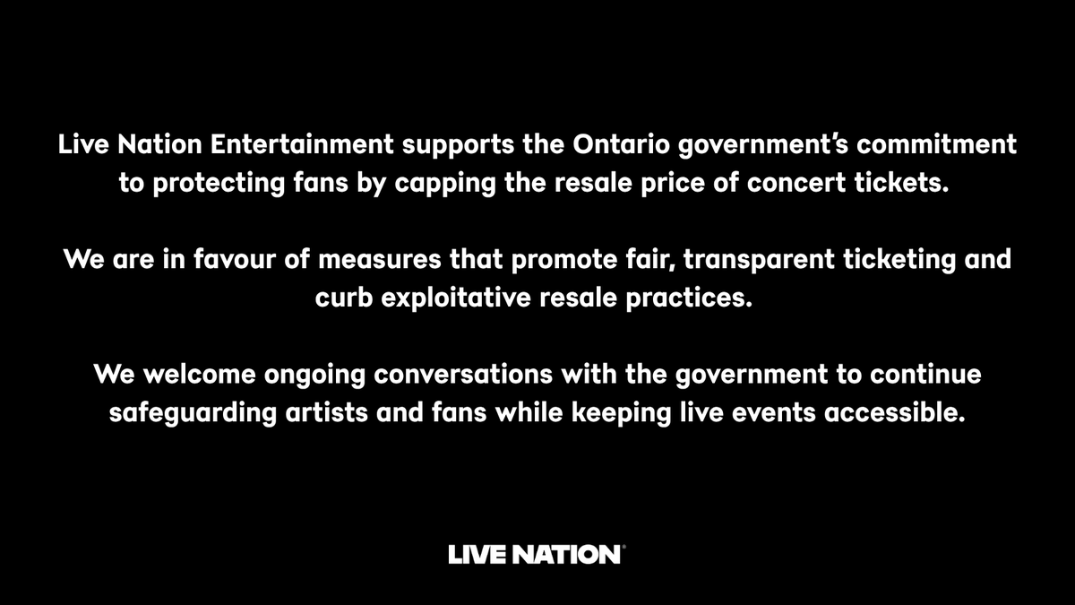 Live Nation Ontario tweet media
