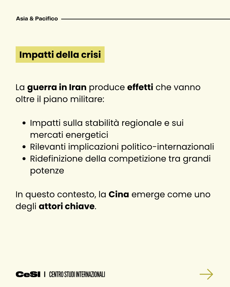 CeSI - Centro Studi Internazionali tweet media