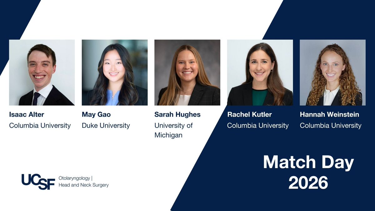 UCSF Otolaryngology | Head and Neck Surgery tweet media