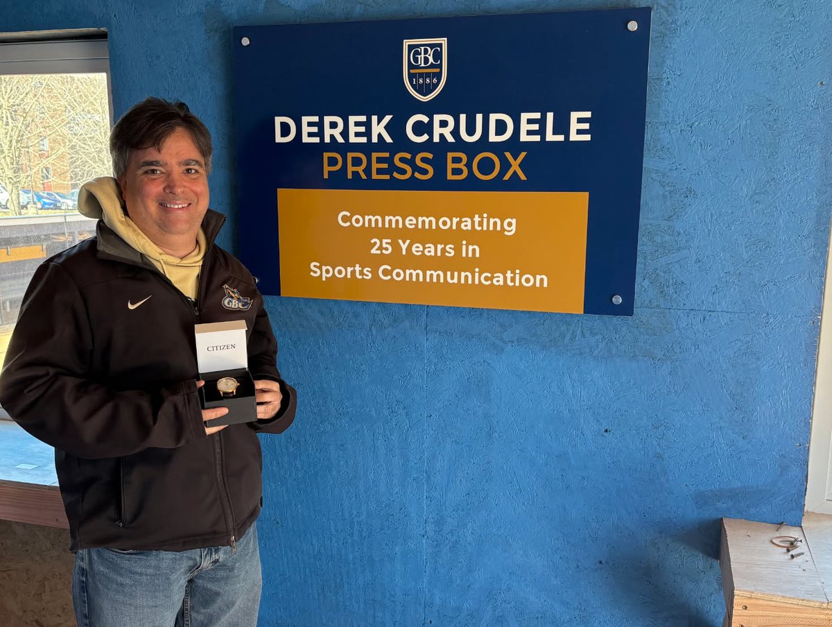 Thank You to <a href="/GBCEdu/">Goldey-Beacom College</a> and <a href="/ADJB_GoBolts/">Jeremy Benoit</a> for this tremendous honor.  It is a great tribute to the great people I presently work with and have worked with.  Just so everyone is aware, I am not retiring.  We still have work to do, so Lets Go.