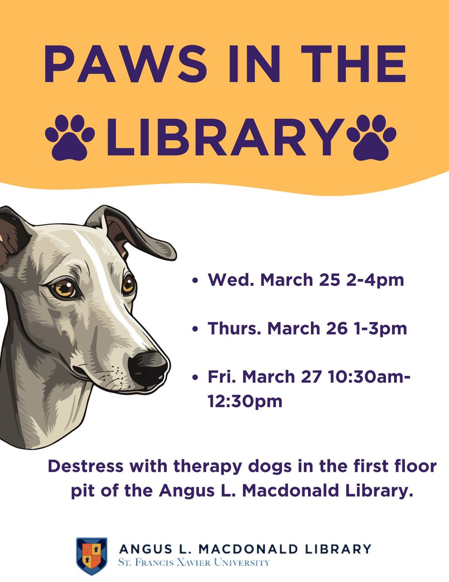 Angus L. Macdonald Library, StFX tweet media