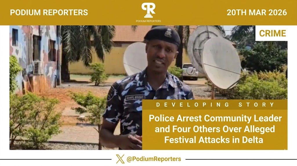 Podium Reporters tweet media