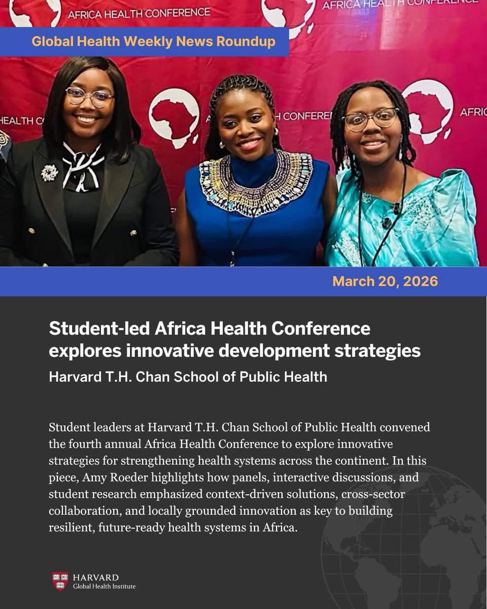 HarvardGlobalHealthInstitute tweet media