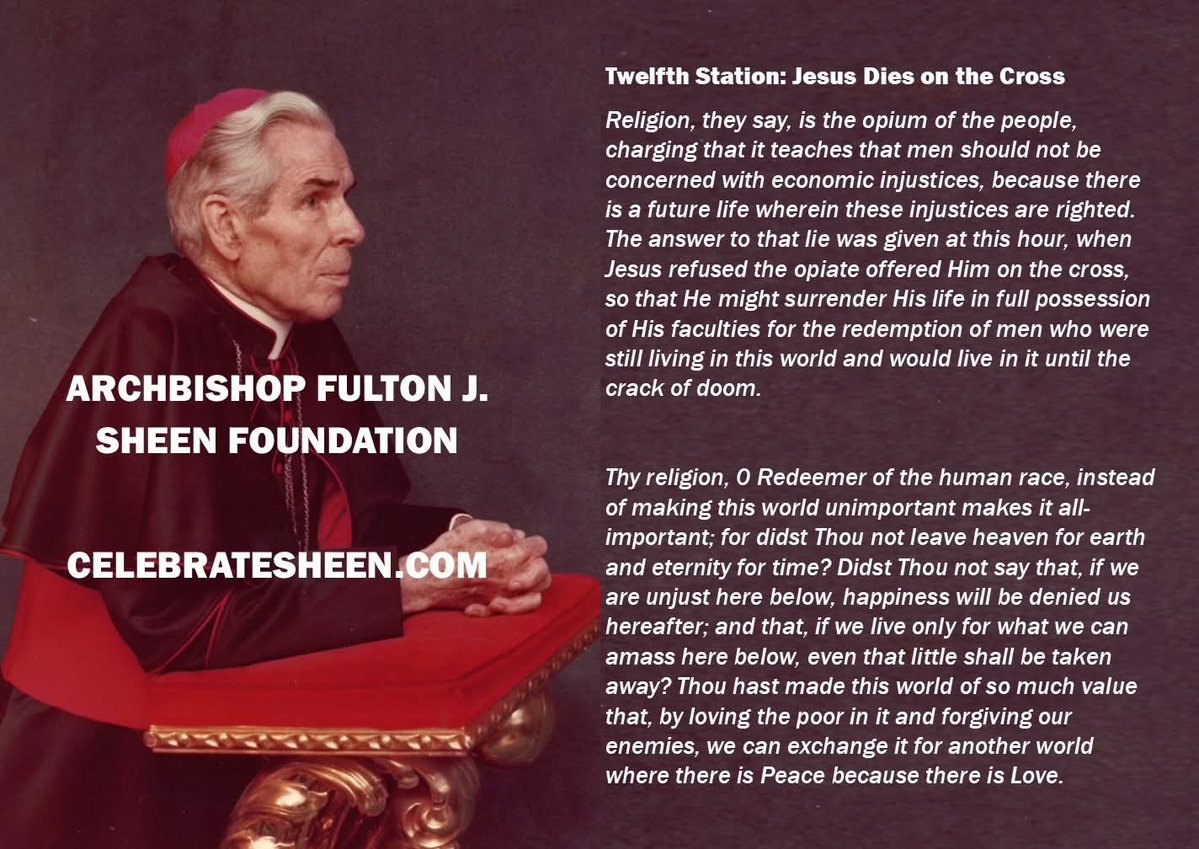 Archbishop Sheen tweet media