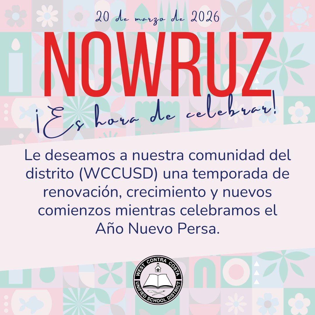 West Contra Costa Unified School District tweet media