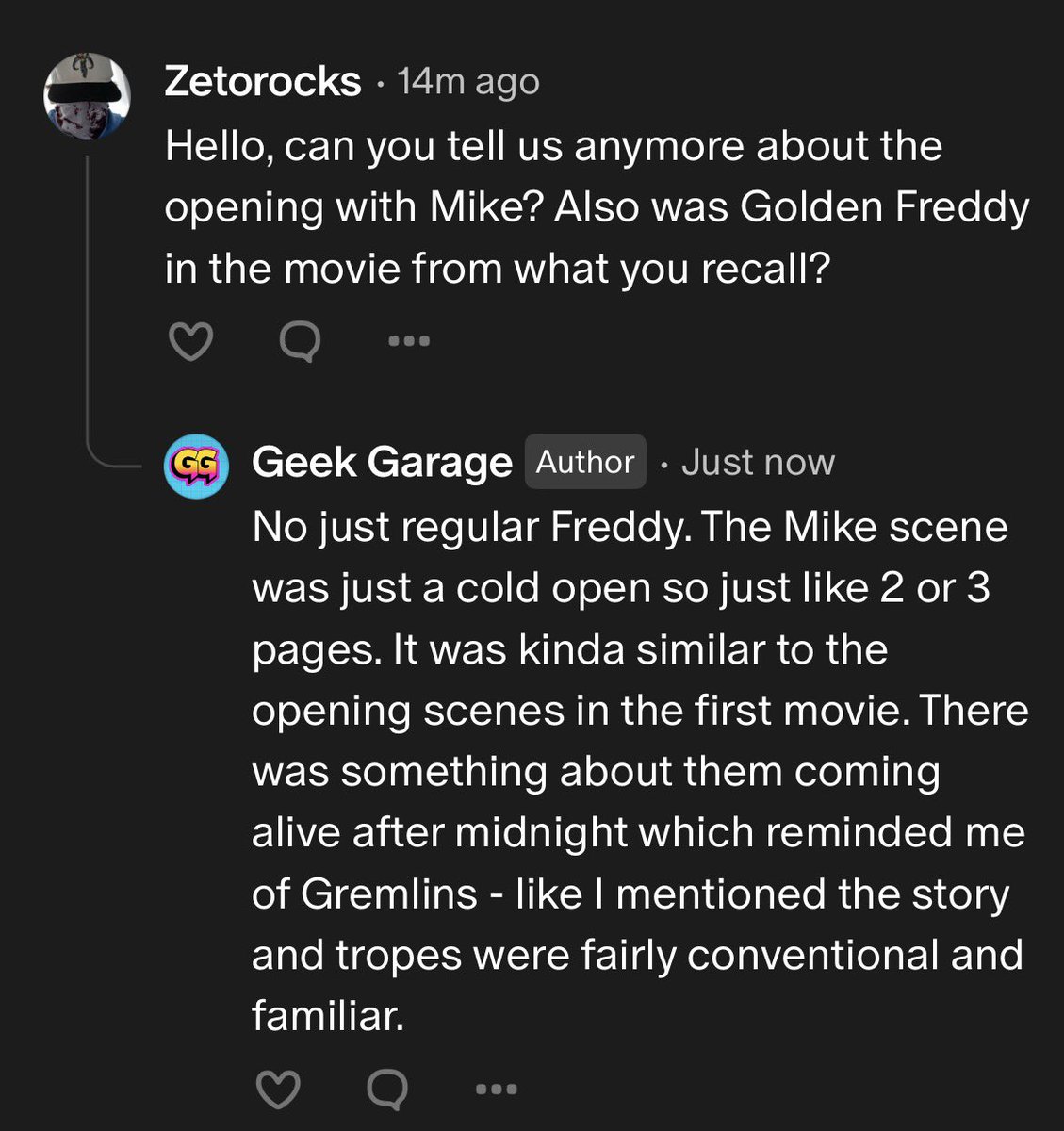 FNAF Cinematic Universe tweet media