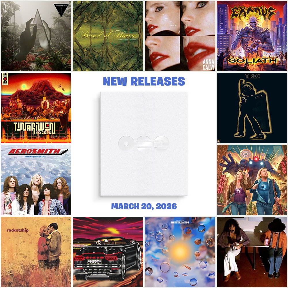 amoebamusic's tweet image. 🎶 New releases out today! 🎶

BTS, Ladytron, @ExodusAttack, @annacalvi EP, Tedeschi Trucks Band, Tinariwen, Damaged Bug &amp;amp; Green-House, plus reissues from @Aerosmith, @bandofhorses, T-Rex, @zappa, and Rocketship.

#NewMusicFriday