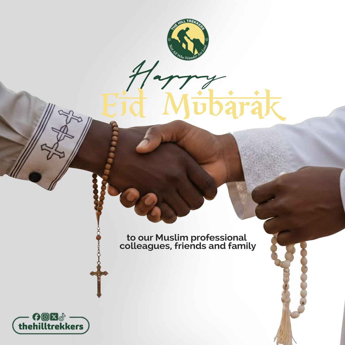 Different faiths, same respect. 🤝 
Eid Mubarak to our wonderful Muslim community 🌙 

__
#thehilltrekkers #eidmubarak