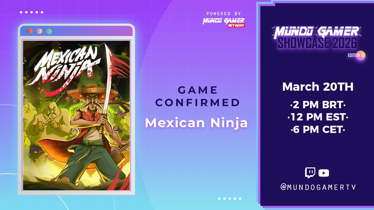Mexican Ninja - WISHLIST NOW! 🥷 tweet media