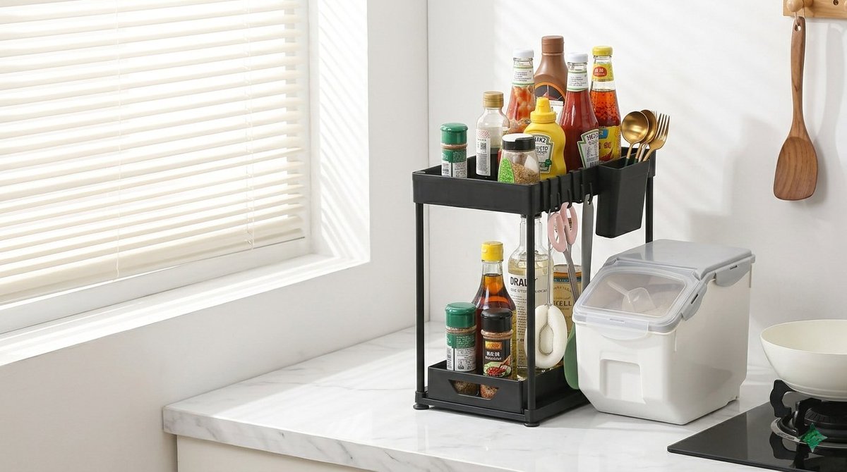 SiLongComm42148's tweet photo. 🍽️ Kitchen Space SAVER!

Black Multi-tier Rack + 10KG Rice Bin Combo. 
✅ Max capacity ✅ Rust-proof 
✅ Minimalist aesthetic
Shop SiLJIATING: [https://t.co/562T4qUT3X] 🛒 
#KitchenHacks #SiLJIATING https://t.co/OkaQTf4ptl