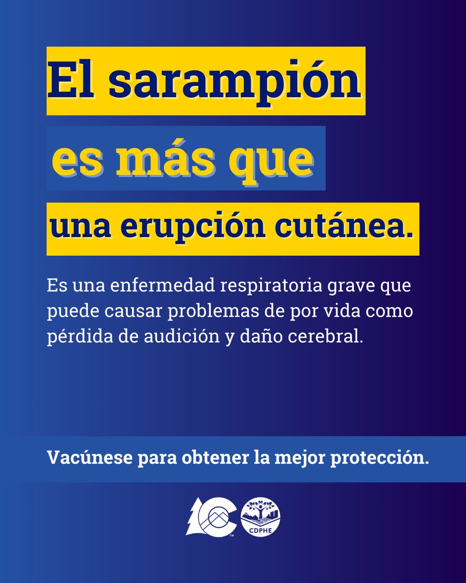 Colorado Department of Public Health & Environment tweet media