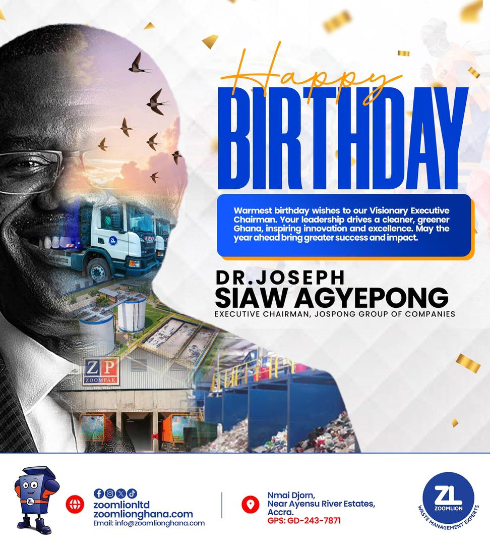 Happy Birthday <a href="/jsagyepong/">Dr. Joseph Siaw Agyepong</a>! 🎉
The Man on the Move.
More life, more grace, more success, and more wins ahead.

Chuck Norris Eid Mubarak Neymar Landlord Same Same Amorim