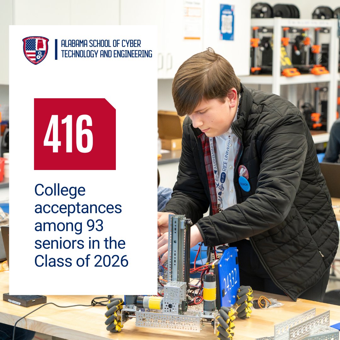 Alabama School of Cyber Technology & Engineering tweet media