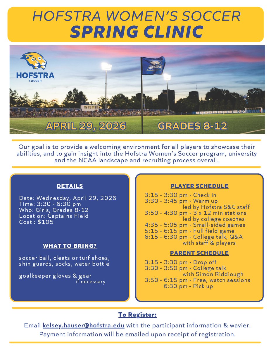 Hofstra Women's Soccer tweet media