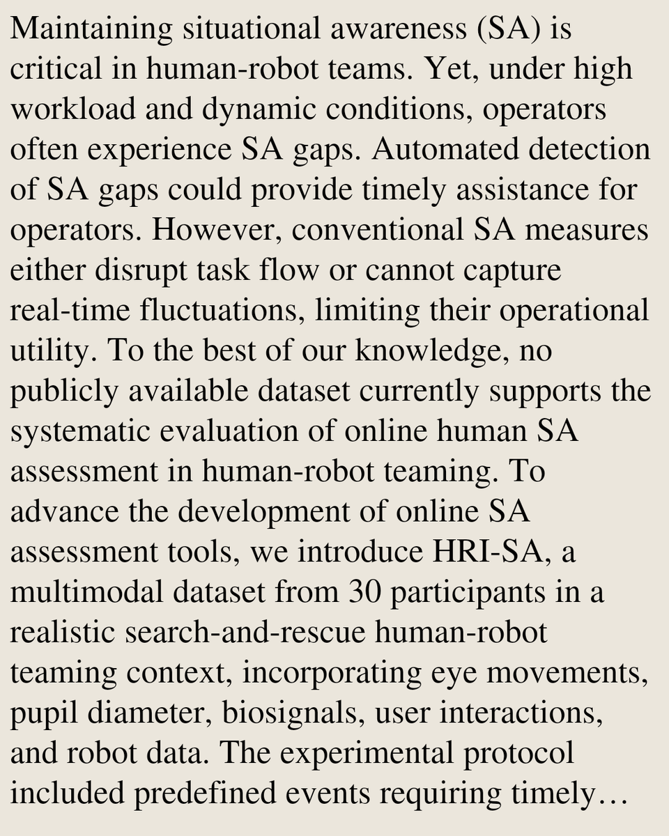 Robotics Research arXiv tweet media
