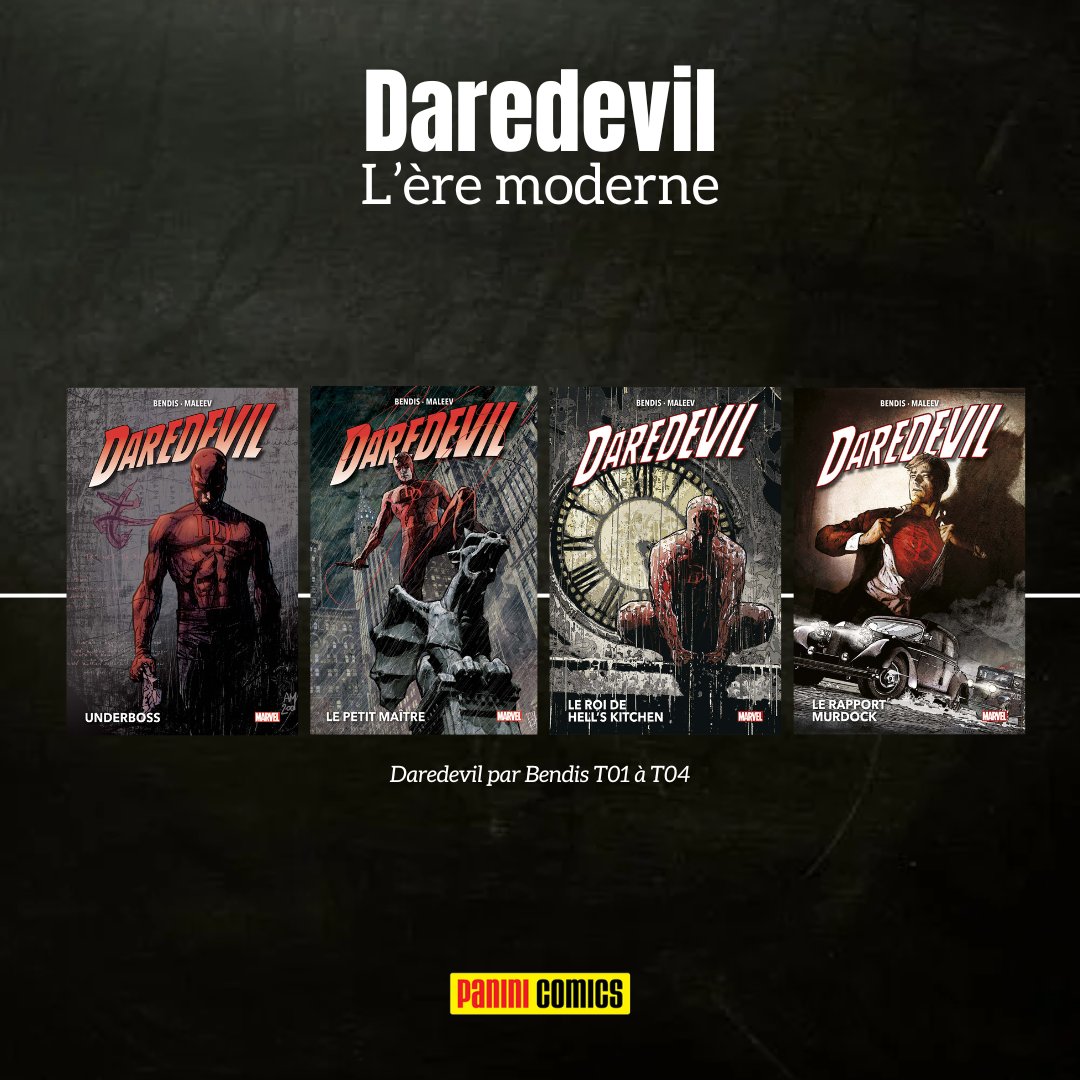 paninicomicsfra's tweet photo. DAREDEVIL1998-2023 : Tout est dispo en grand format (Omnibus, Deluxe et Prestige).

https://t.co/Duht2ryE8x https://t.co/9MNV3qpCAB