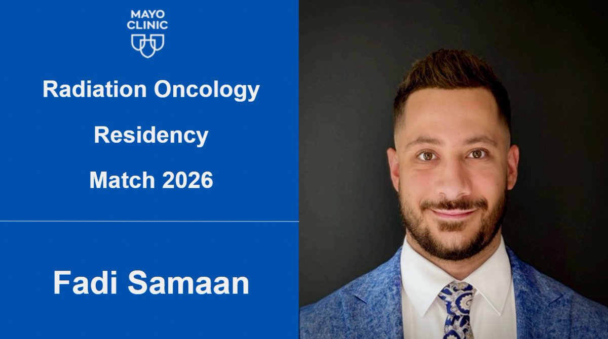 Mayo Clinic Florida Radiation Oncology Residency tweet media