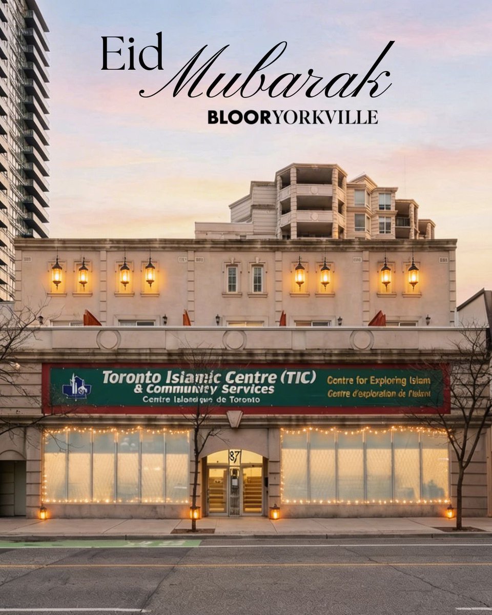 BloorYorkville's tweet photo. Eid Mubarak to our Bloor-Yorkville community. ✨

Wishing you a joyful day of celebration, gratitude, and time spent with loved ones.

#EidMubarak #BYTime #BloorYorkville #Toronto https://t.co/NePH476Tsz