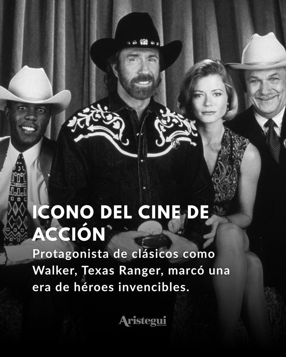 AristeguiOnline's tweet photo. La mañana de este viernes 20 de marzo se confirmó a través de una publicación en su cuenta de Instagram la muerte del actor Chuck Norris a los 86 años.

Conoce más sobre este icónico personaje 👉 https://t.co/zEwdWlyHfZ https://t.co/FLLOqbDwMC