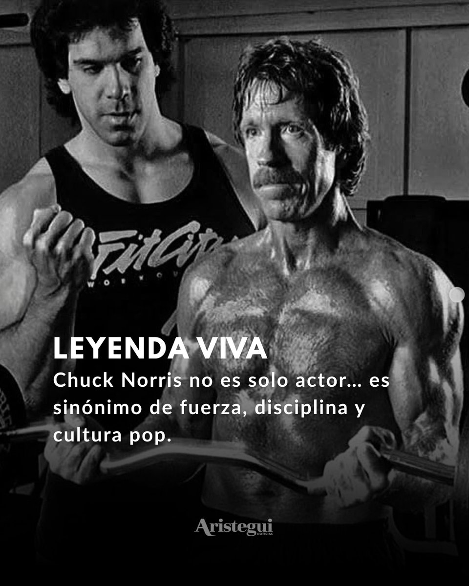 AristeguiOnline's tweet photo. La mañana de este viernes 20 de marzo se confirmó a través de una publicación en su cuenta de Instagram la muerte del actor Chuck Norris a los 86 años.

Conoce más sobre este icónico personaje 👉 https://t.co/zEwdWlyHfZ https://t.co/FLLOqbDwMC