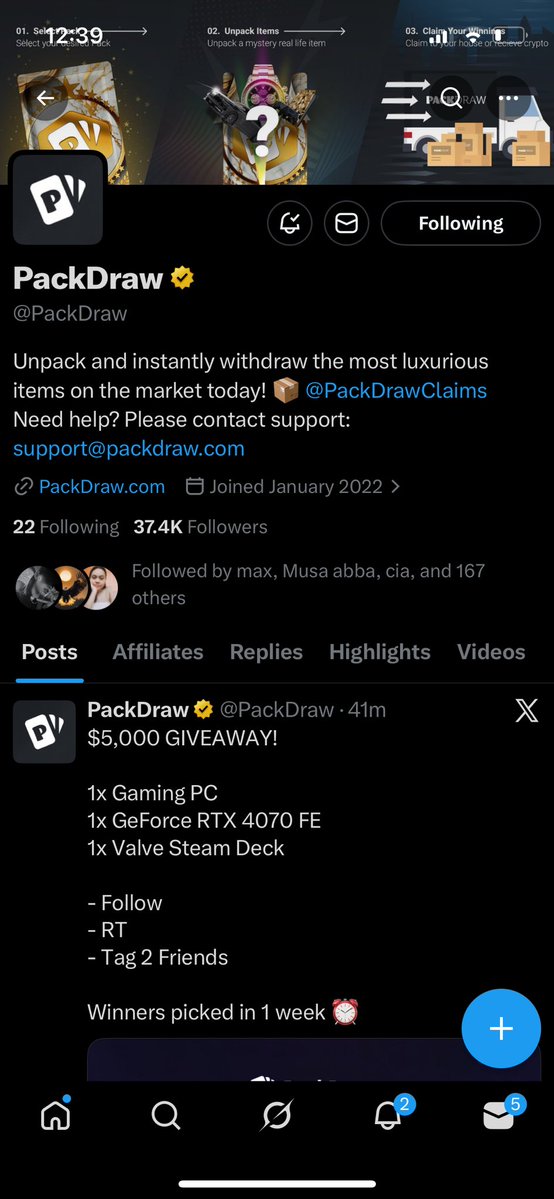 <a href="/PackDraw/">PackDraw</a> This giveaway is insane🔥

Done all steps✅
tagged friends
<a href="/roginnnn/">roginjohn</a> 
<a href="/rchnn_dv/">Rich Ann</a>