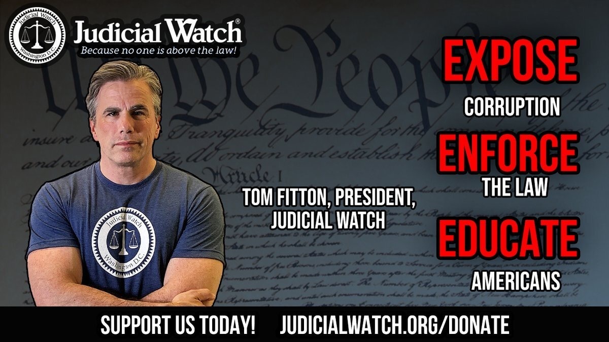 Judicial Watch ⚖️ tweet media