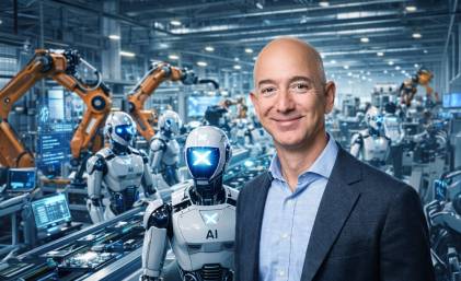 OptionsSwing's tweet photo. Jeff Bezos is raising $100B for a new investment fund that would purchase and automate manufacturing companies, per WSJ. https://t.co/Nk6PPEcbAb