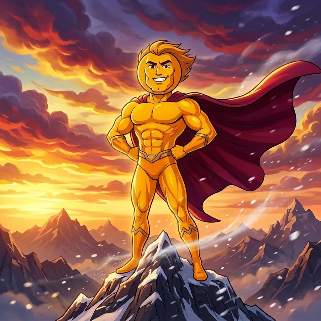 Before the noise. Before the narratives. Before the speculation… there was $Coin.

Not a promise. Not a story crafted after launch.

But a fundamental unit, simple, powerful, and undeniable.

Like a champion standing at the summit, $Coin 🟠 represents strength through design,