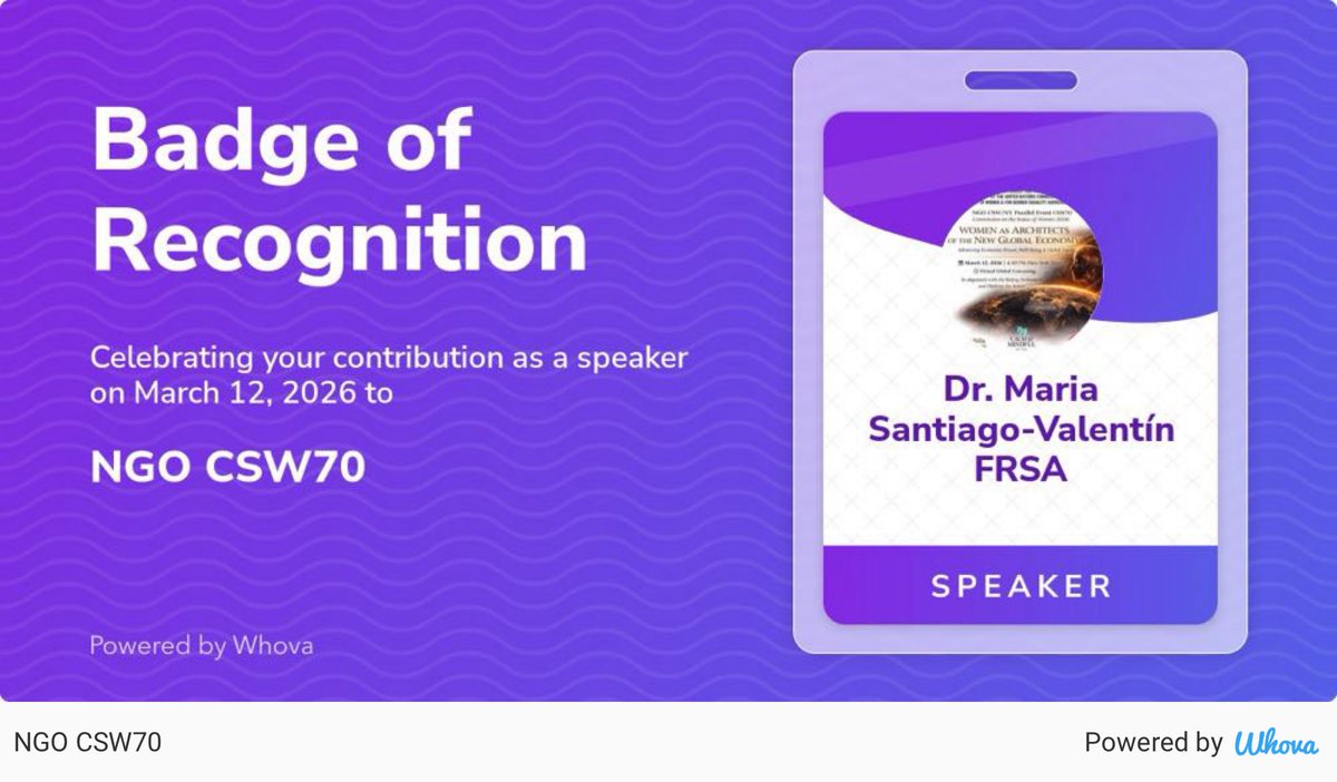 Maria Santiago, Ed.D, PhD(h.c.),FRSA, LA JEFA tweet media