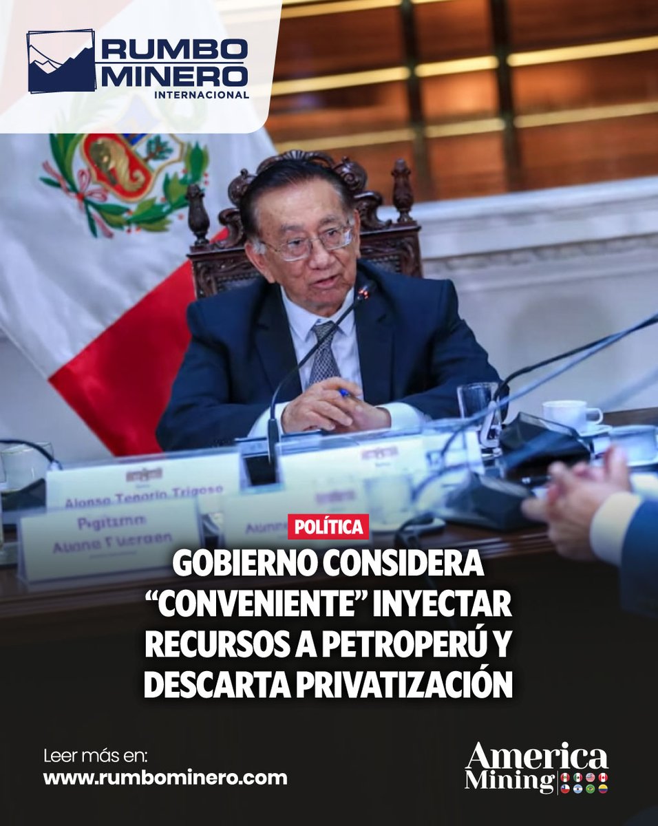 rumbominero's tweet image. 📢 Ejecutivo respalda inyección 💰

✔️ Decisión consensuada
⚠️ Asegurar operatividad

👉 t1p.de/xfqcb

#Economía #Perú #Empresas #Inversión #Gestión