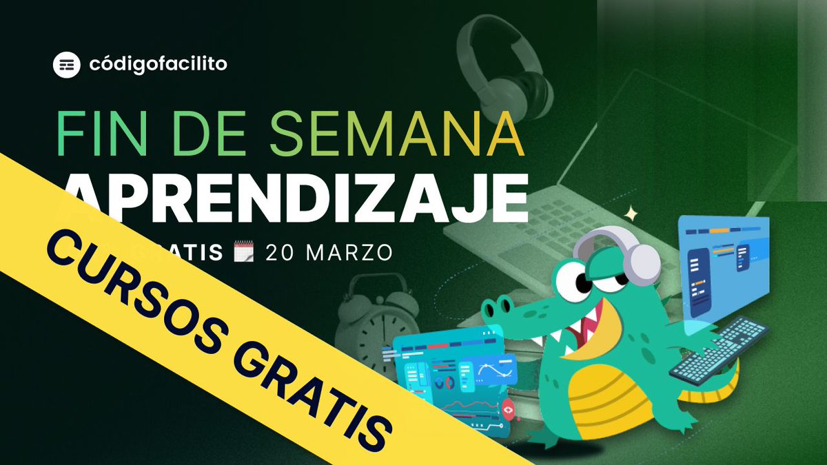 codigofacilito's tweet photo. ¡Comenzamos! Todos los cursos, rutas y Bootcamp replays están gratis en nuestra plataforma. https://t.co/y15FxoJkly