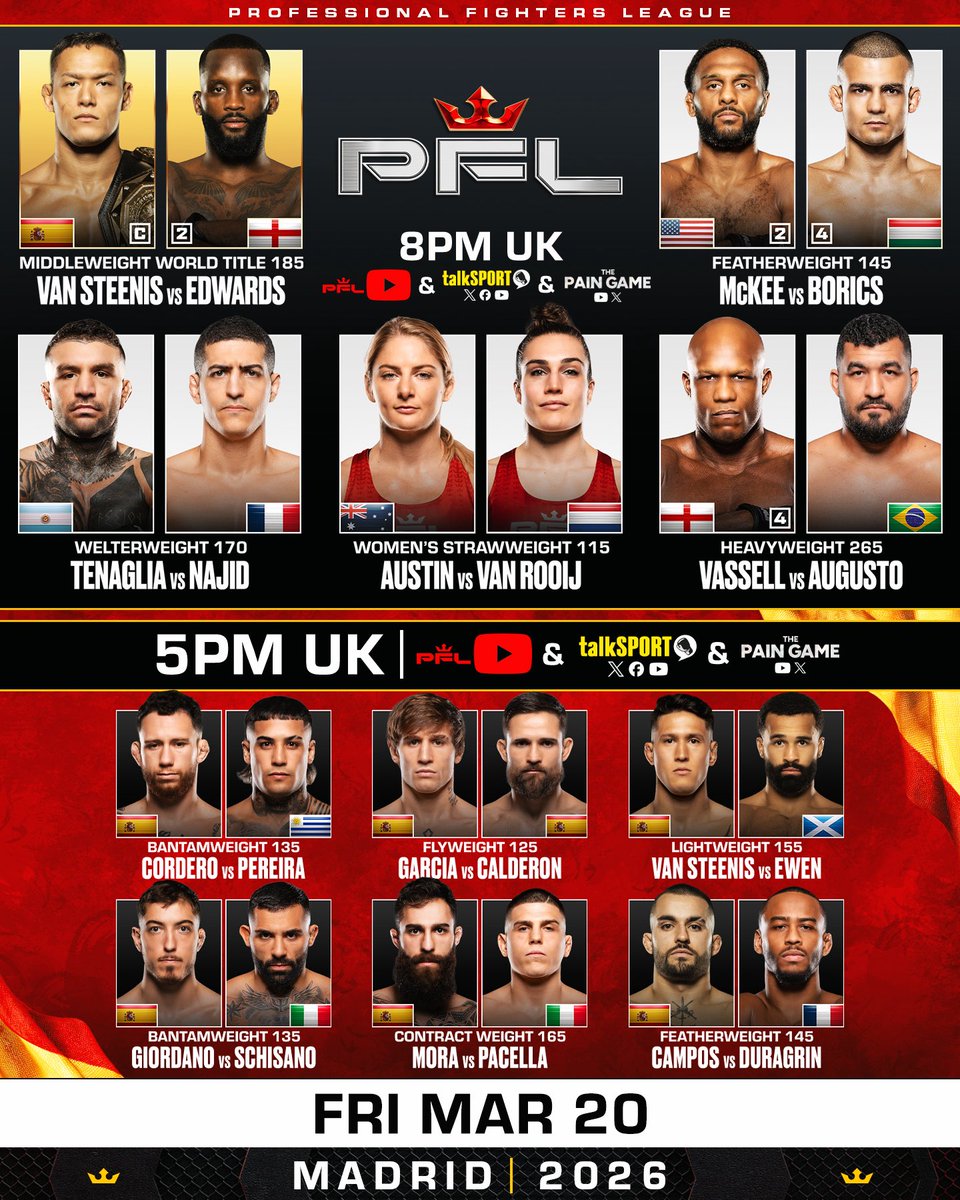 PFL Europe tweet media