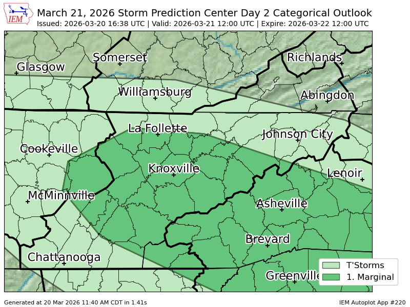 East Tennessee Severe Weather Center tweet media