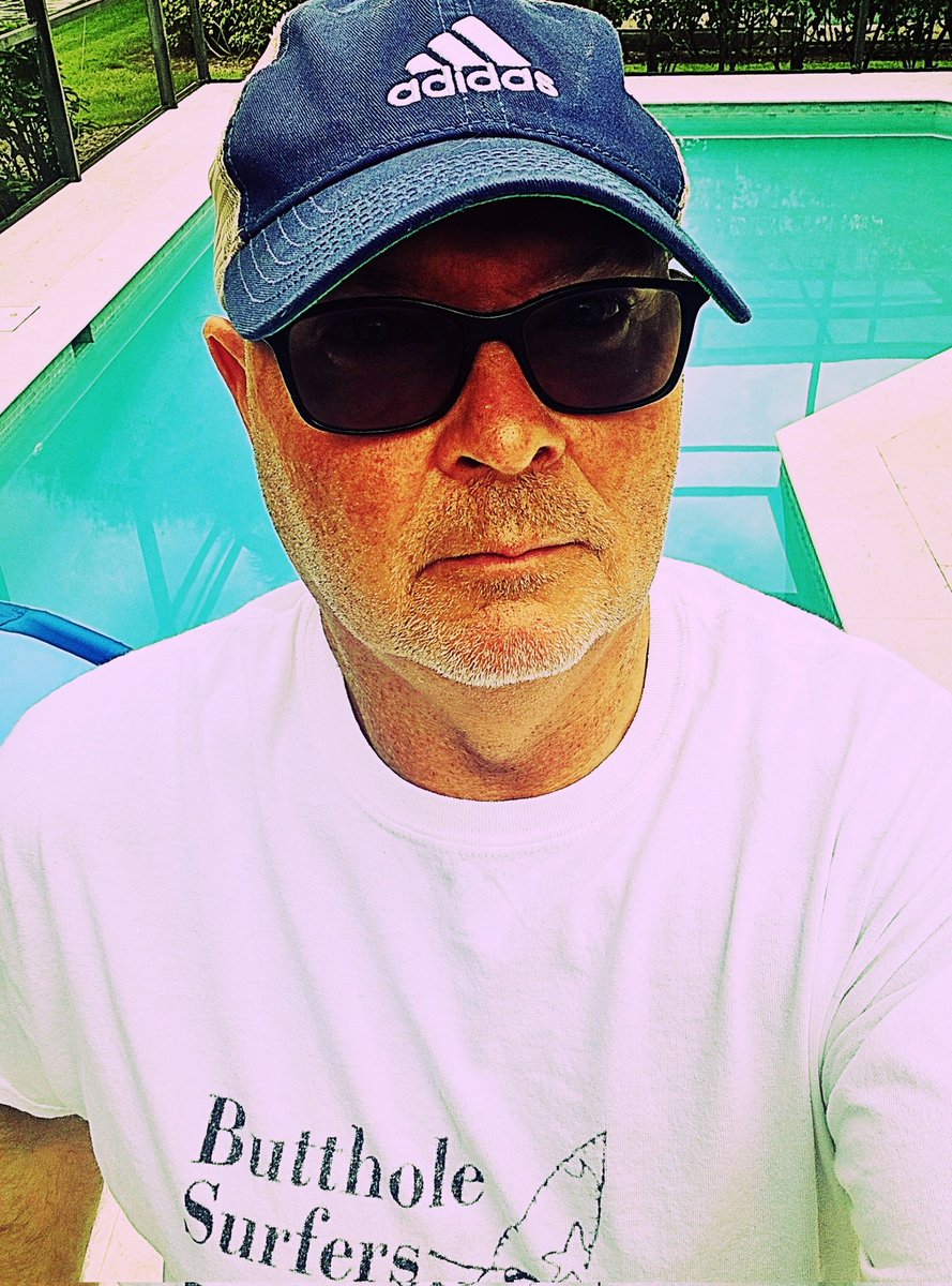 March madness poolside. "Let the games begin."