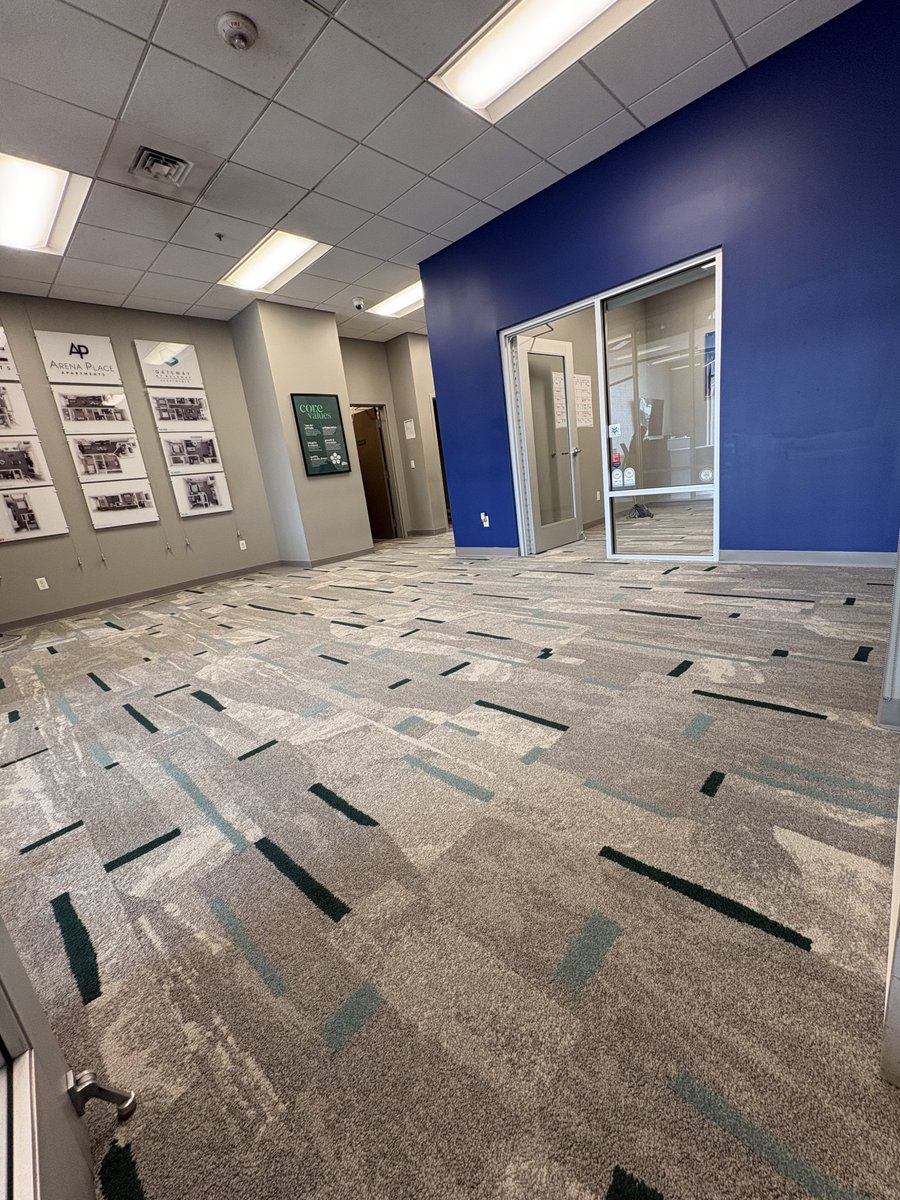 LiveArenaPlace's tweet photo. Out with the old, in with the new ✨

We gave our main office carpet a fresh little glow-up and we’re loving the transformation!

Don’t worry—we’re still right here in the lobby for anything you need and continuing all regularly scheduled programming. Stop by and check it out!... https://t.co/IfNDN7jnm1