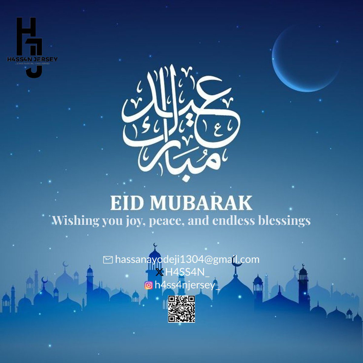 H4SS4N_'s tweet photo. Eid Mubarak to all our customers and muslims celebrating around the world❤️🌙✨ https://t.co/RQyGFhw9Ur