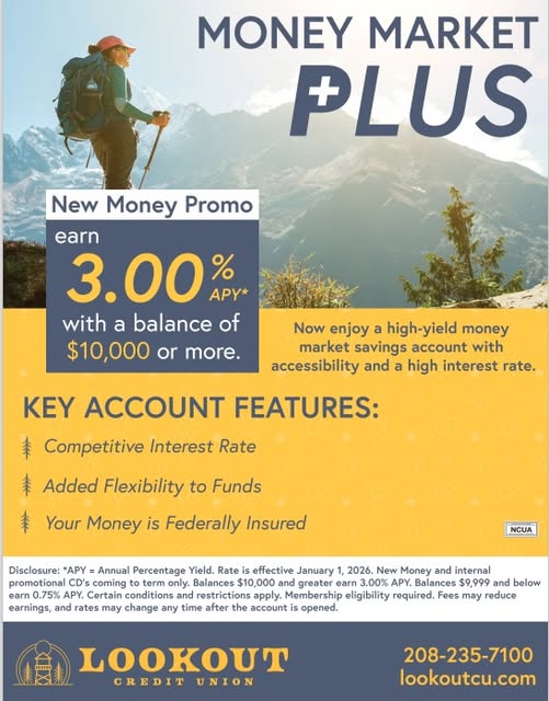 lookoutcu's tweet photo. 🌸 New season. New momentum.

Grow your savings with our Money Market PLUS — earn 3.00% APY on $10K+.

Start here:
 https://t.co/TOXcI91Qk8 https://t.co/9XbXMKWDp1