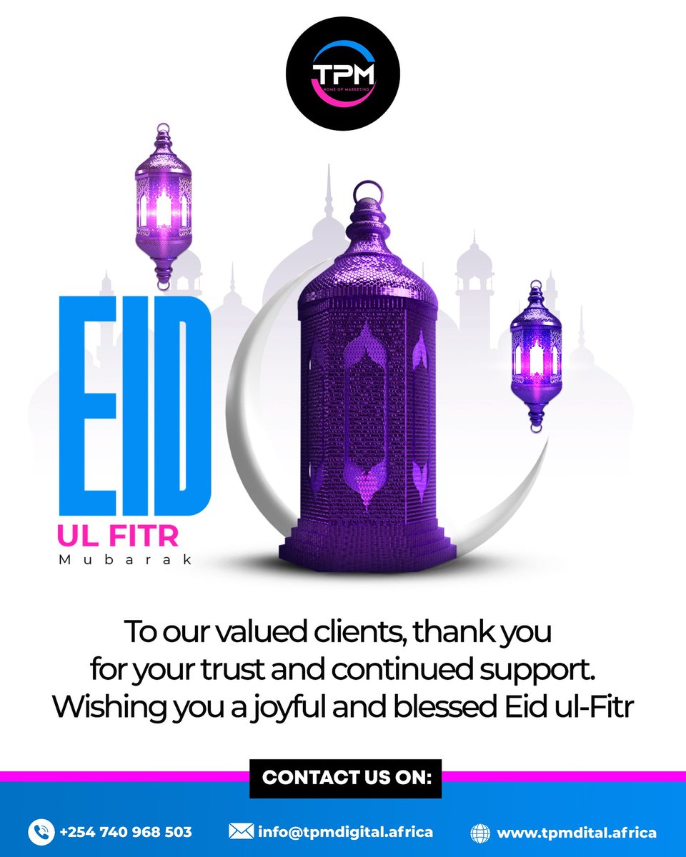 tpmdigital's tweet photo. Warmest wishes for a blessed Eid. May this day bring you peace, joy, and success in all your endeavors. https://t.co/BjkgWK3sAk